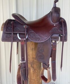 Saddle House Custom Cowhorse. 16.5″ seat. 