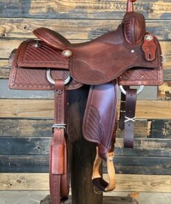 Saddle House Custom Lady Cowhorse. Size: 16″ inch seat