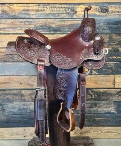 Saddle House Custom Lightweight Cowhorse. Size 15.5″ inch.