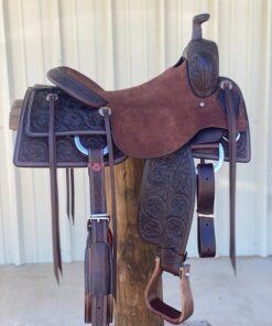 Saddle House Custom Cowhorse. 15.5″ seat.