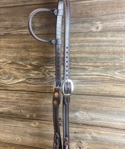 3/4″ Double Buckle Slide Ear Headstall