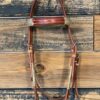 Double Buckle Browband Headstall w/ Rawhide