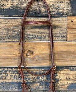 5/8″ Doubled and Stitched Browband Headstall