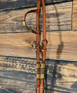Slide Ear Headstall w/ Rawhide