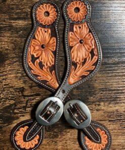 Bullinger Tooled Spur Straps – Ladies