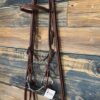 Flaharty Smooth Dee Ring Snaffle Bit Bridle Rig
